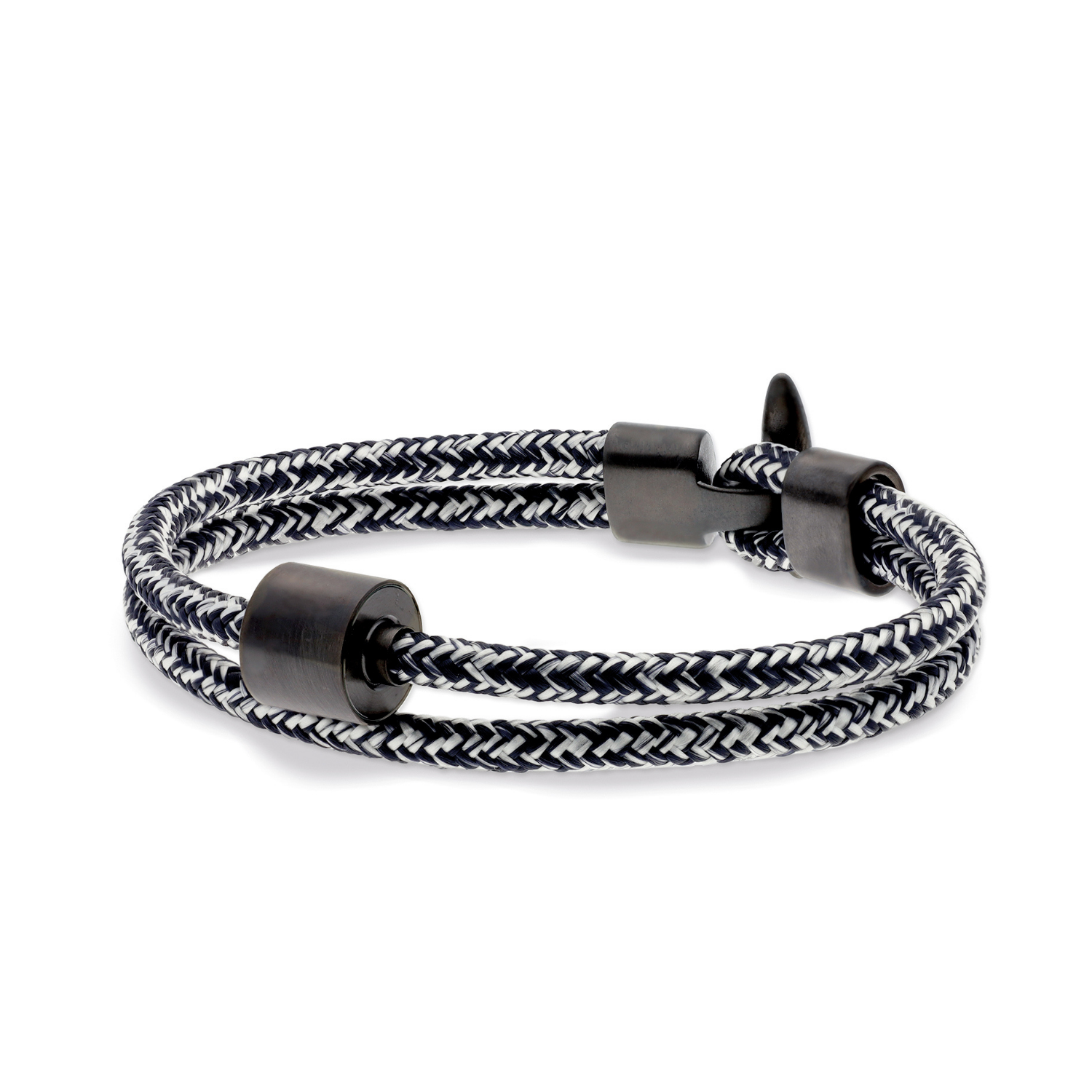 Jeans Koord Armband in black edition