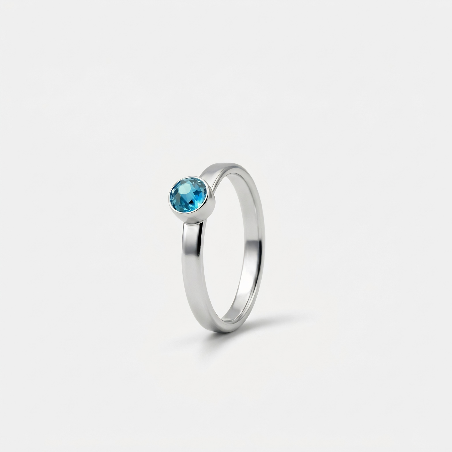 december birthstone blauwe topaas asring - TADBLU